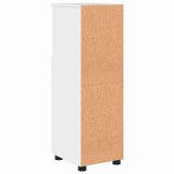 Bathroom Cabinet with Storage High Gloss White 30 x 35 x 95 cm 883318