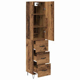 Highboard Old Wood 34.5 x 34 x 90 cm Engineered Wood 3402723