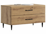 Bedside Cabinet Artisan Oak 62 x 34.5 x 47.5 cm Engineered Wood 894784