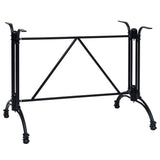 Bistro Table Leg Black 93x60x72 cm Cast Aluminium 325436