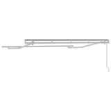 Awning Frame Retractable Manual White 3 x 2 m Metal 42002541