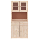 Highboard ALTA 77x35x165 cm Solid Wood Pine 3187773