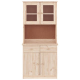 Highboard ALTA 77x35x165 cm Solid Wood Pine 3187773