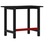 Workbench Dark Brown 100x60x81.5 cm Solid Wood Oak 3309672