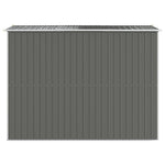 Garden Shed Light Grey 192x274x223 cm Galvanised Steel 3147439