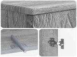 3 Piece Bathroom Cabinet Set DELFT Grey Sonoma Engineered Wood 3417465