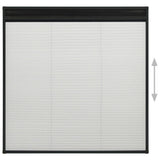 Plisse Insect Screen for Windows Aluminium Anthracite 120x120cm 148666