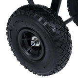 Garden Tipping Hand Cart 300 kg 75L Black 92579