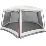 ZNTS Pool Tent with Removable Fly & Mesh Walls Grey 670x590 cm 4100633