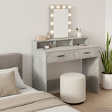 Dressing Table Grey 100 x 41 x 140 cm Engineered Wood 865175