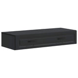 Wall-Mounted Side Table Wall-mounted Black 87.5 x 34.5 x 17 cm 899346