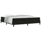 Box Spring Bed with Mattress Black 180 x 210 cm Fabric 3398757