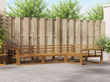 Outdoor Sofa Set 4 pcs Natural Solid Acacia Wood 3367517