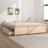 3103513 Bed Frame without Mattress with Drawers 140x200 cm