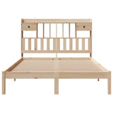 Bookcase Bed without Mattress 160x200 cm Solid Wood Pine 3321630