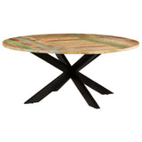 Dining Table Round 175x75 cm Solid Reclaimed Wood 321685