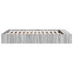 Bed Frame without Mattress Grey Sonoma 140x200 cm 3280571