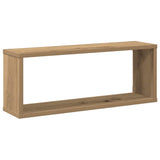 Wall Cube Shelves 6 pcs Artisan Oak 60x15x23 cm Engineered Wood 856591
