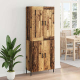 Highboard 2 pcs Old Wood Engineered Wood 3415667