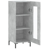 Sideboard Concrete Grey 34.5x34x90 cm Engineered Wood 828800