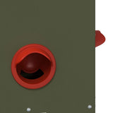Chicken Feeder Olive Green 40.5 x 25 x 38 cm Cold-Rolled Steel 874652