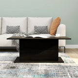 Coffee Table Black 102x55.5x40 cm Engineered Wood 810308