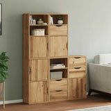 Side Cabinets 5 pcs "ODDA" 40x24x79 cm Solid Wood Pine 3365356