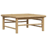 Garden Table Natural Bamboo Bamboo 65 x 65 x 30 cm Lightweight 313149