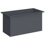 Garden Planter with LED Antracite 40 x 80 x 40 cm Steel 8008158