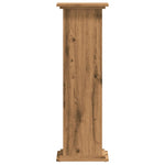 ZNTS Plant Stand Artisan Oak 33x33x100 cm Engineered Wood 852986