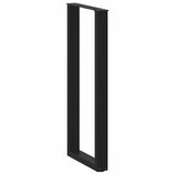 Bar Table Legs U-Shaped 2 pcs Black 40x cm Steel 4013240