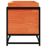 Garden Planter Wax Brown 80x40x50 cm Solid Wood Pine 847030