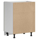 Sink Base Cabinet Kalmar Brown Oak 60x46x81.5 cm Engineered Wood 853444