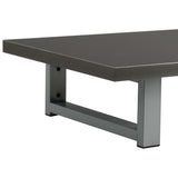 Two Piece Bathroom Furniture Set Ceramic Grey 279334