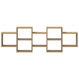 Wall Shelf Artisian Oak 129x18x42 cm Engineered Wood 853226