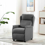 Massage Chair Light Grey 93.5 x 67.5 x 101.5 cm Fabric 348349