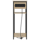 Bedside Cabinet Sonoma Oak 41 x 28 x 76 cm Engineered Wood 859576