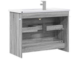 Bathroom Furniture Set Grey Sonoma 81 x 40 x 84.5 cm 3404379
