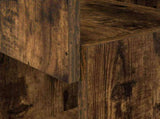 Corner Cabinet 25.5x25x102cm Engineered Wood Smoked Oak 889809