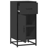 Sideboard Black 35.5x35x76 cm Engineered Wood and Metal 848959