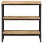 Console Table 70x35x70 cm Solid Rough Wood Mango 374074