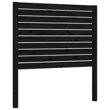 Bed Frame without Mattress Black Small Single Solid Wood Pine 3193170