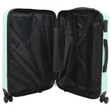 Suitcase with Lock 3 pcs Mint green 50 x 31 x 78 cm ABS Plastic 42006253