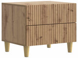 Bedside Cabinet with Drawer 2 pcs Artisan Oak 43 x 34.5 x 48 cm 894544