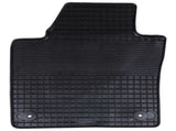 Car Mat 4 pcs Black Rubber 42029138