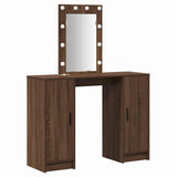 Dressing Table Brown 102 x 33 x 135 cm Engineered Wood 865187