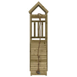 Playhouse with Climbing Wall Impregnated Wood Pine 3155965