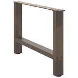 Coffee Table Legs Natural Steel 2 pcs 70x cm Steel 4013291