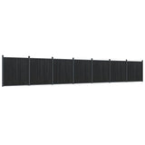 Fence Panel Grey 1218x186 cm WPC 3282795
