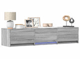 TV Cabinet with LED with LED Grey Sonoma 140 x 34 x 40 cm 3418711
